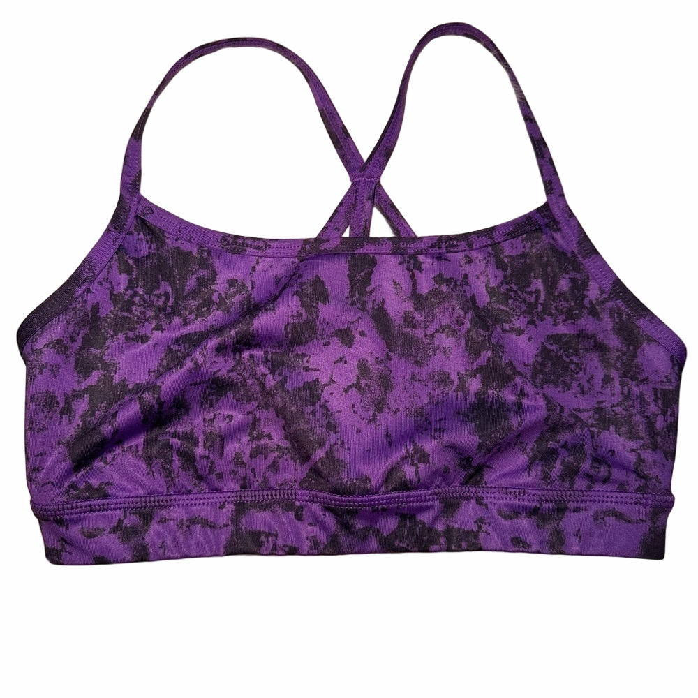 Zella Purple Strappy Back Sports Bra Small